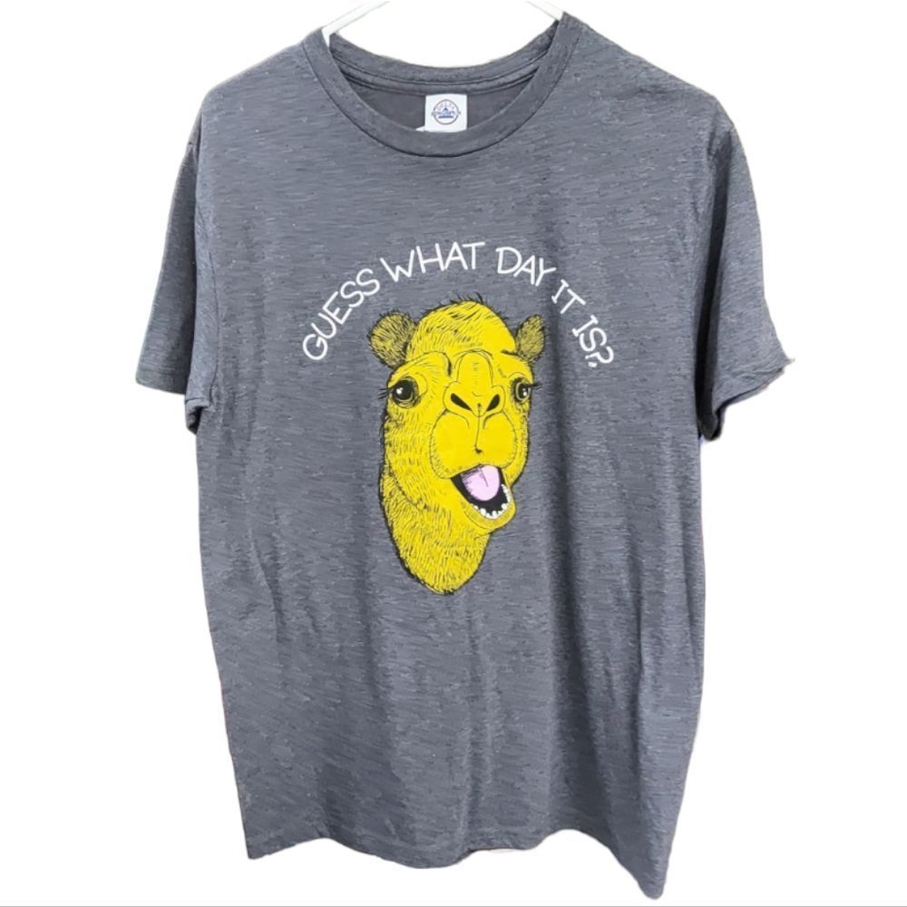 GEICO Grey "Guess What Day It Is" Tshirt Size‎ L
